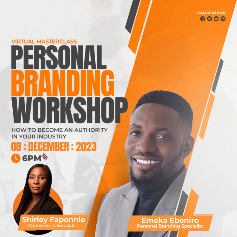 BRA - Personal Branding Workshop - Emeka Ebeniro